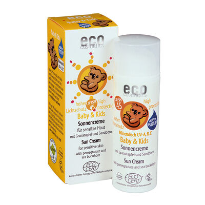 ECO Cosmetics – Krem na słońce faktor SPF45 dla dzieci i niemowląt 50ml