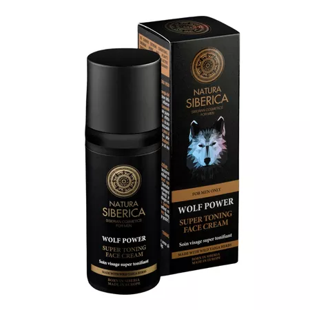 Natura Siberica For Men Only  krem tonizujący do twarzy dla mężczyzn Wolf Power