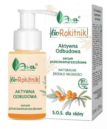 Ava Bio Rokitnik serum przeciwzmarszczkowe do twarzy Aktywna Odbudowa 50ml