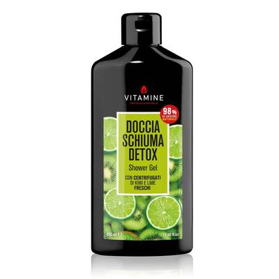 Vitamine mus pod prysznic Detox Kiwi & Lime ze świeżym sokiem z kiwi i limonki 400ml
