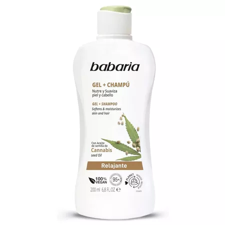 Babaria Cannabis żel pod prysznic i szampon 2w1 200ml
