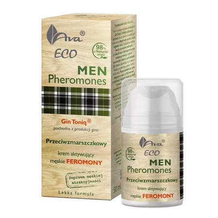 Ava Eco Men Pheromones przeciwzmarszczkowy krem do twarzy aktywujący męskie feromony 50ml