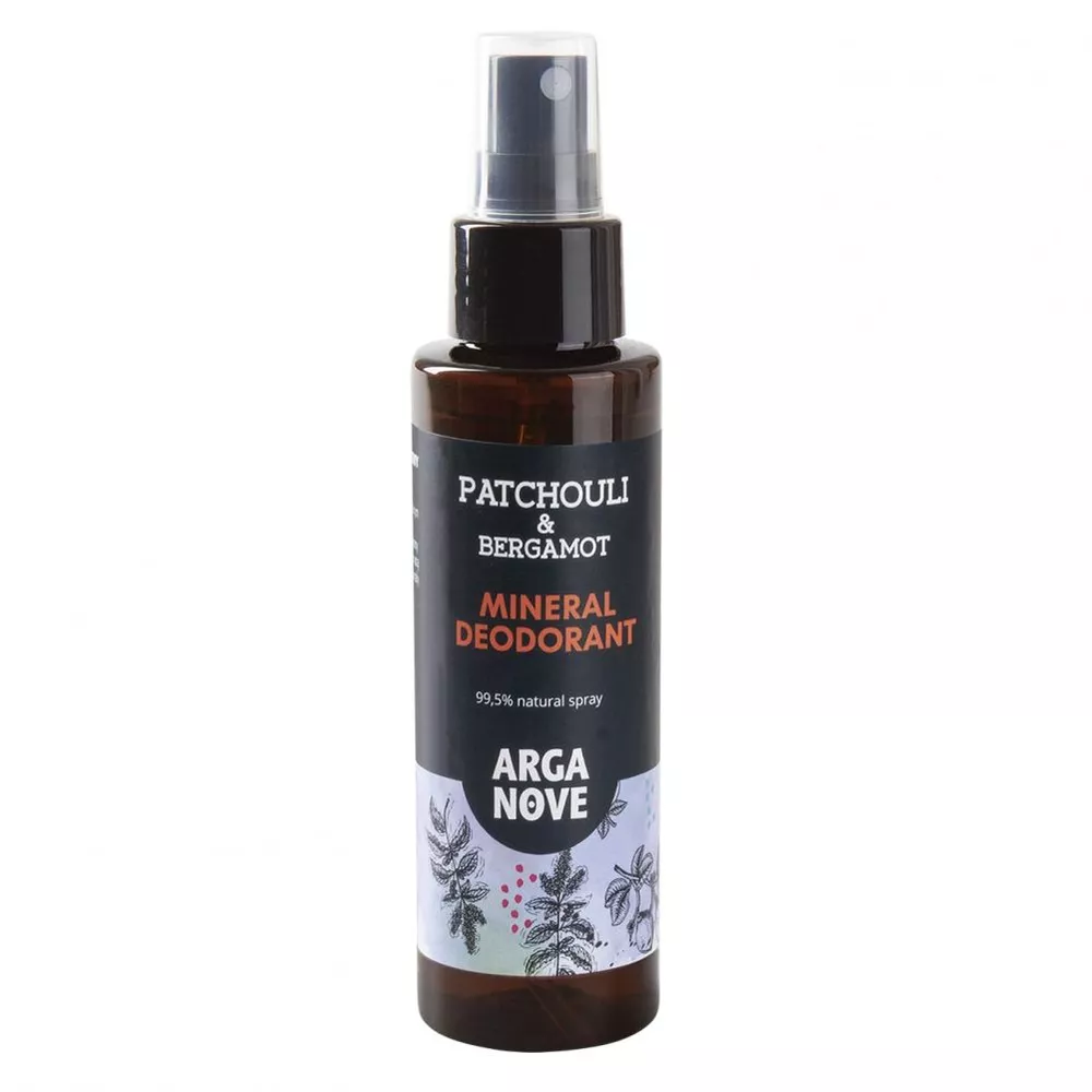 Arganove dezodorant ałunowy patchouli bergamotka z olejem arganowym 100ml