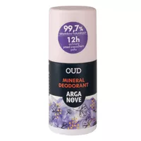 Arganove dezodorant mineralny ałunowy w kulce Oud 50ml