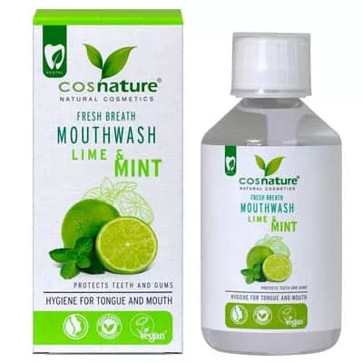 Cosnature naturalny płyn do płukania ust limonka i mięta 300ml