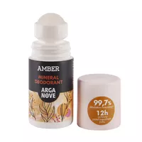 Arganove dezodorant mineralny ałunowy Amber roll-on 50ml