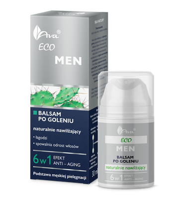 Ava Eco Men balsam po goleniu naturalnie nawilżający dla mężczyzn 50ml