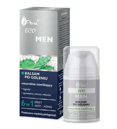 Ava Eco Men balsam po goleniu naturalnie nawilżający dla mężczyzn 50ml