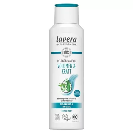 Lavera szampon zwiększający objętość z bio-bambusem i bio-algami do włosów cienkich i słabych 250ml