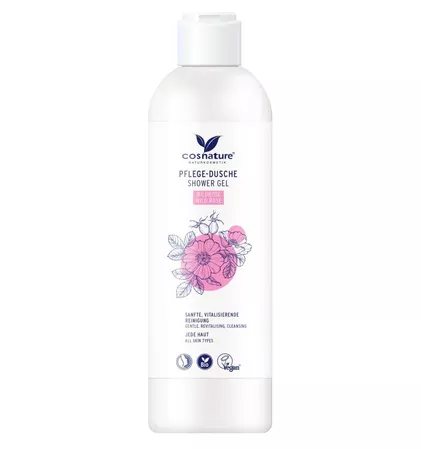 Cosnature BIO naturalny nawilżający żel pod prysznic z dziką różą 250ml