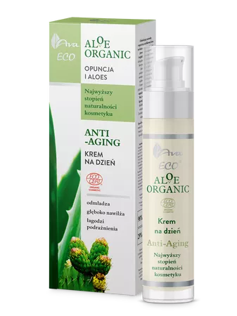 Ava Aloe Organic krem na dzień anti-aging Opuncja i Aloes 50ml