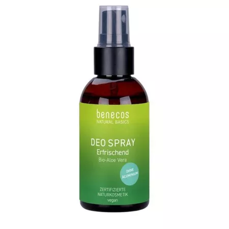 Benecos naturalny odświeżający dezodorant w sprayu z sokiem z aloesu 75ml